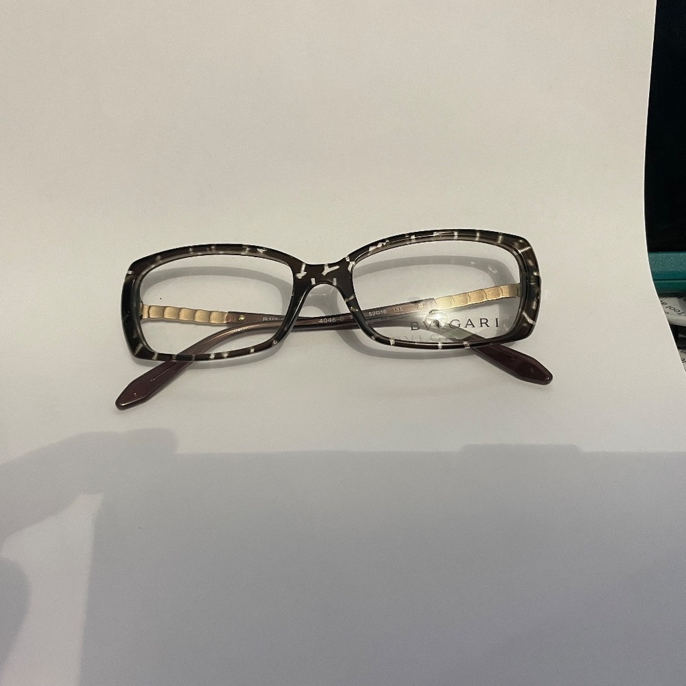 BN Bulgari brown and gold eyeglasses - Picture 4 of 7